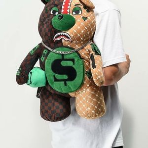 Paris vs Florence Bear BACKPACK sprayground